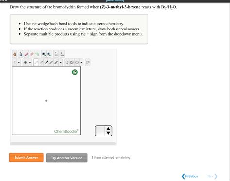 Solved Draw the structure of the bromohydrin formed when | Chegg.com