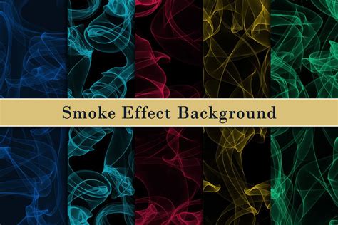 Colors Smoke Effect Dark Background Graphic by pixeness · Creative Fabrica