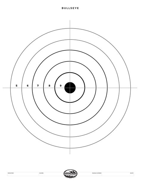 Printable Shooting Range Targets