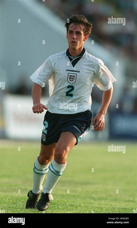 Gary Neville England Manchester United Fc September Stock