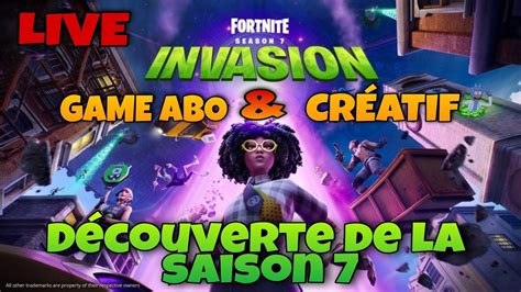 LIVE FORTNITE FR PS5 FACECAM DÉCOUVERTE DE LA SAISON 7 GAME