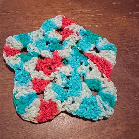 Pdf Granny Super Star Coaster N Motif Crochet Pattern Etsy