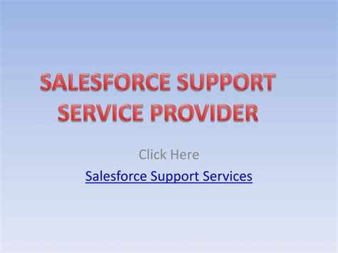 PPT Janbask As A Salesforce Support Service Provider PowerPoint