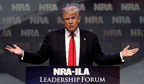 Donald Trump & NRA Endorsement -- Trump Thanks Gun Owners at Louisville ...