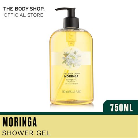 The Body Shop Moringa Shower Gel 750ml Shopee Singapore