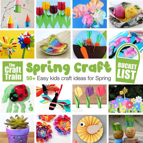 Spring crafts for kids - The Craft Train