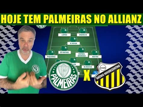 Palmeiras X Novorizontino Verd O Vai Flaco Lopez E Endrick No