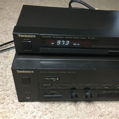 VINTAGE TECHNICS SU V76 STEREO INTEGRATED AMPLIFIER AND ST S76 STEREO