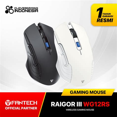 Jual Fantech WG12RS RAIGOR Gen III Rechargeable Wireless Gaming Mouse