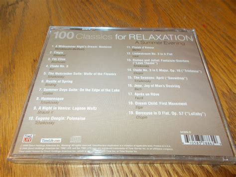 100 Classics For Relaxation A Summer Evening Cd Brand New Sealed Ebay