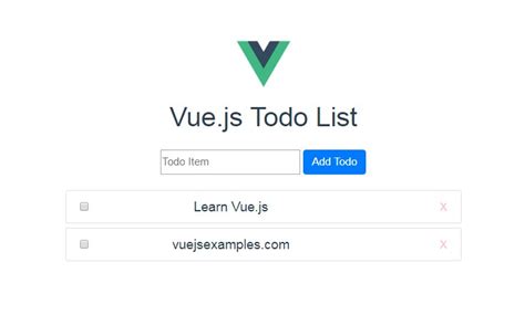 Todo Vue Js Examples