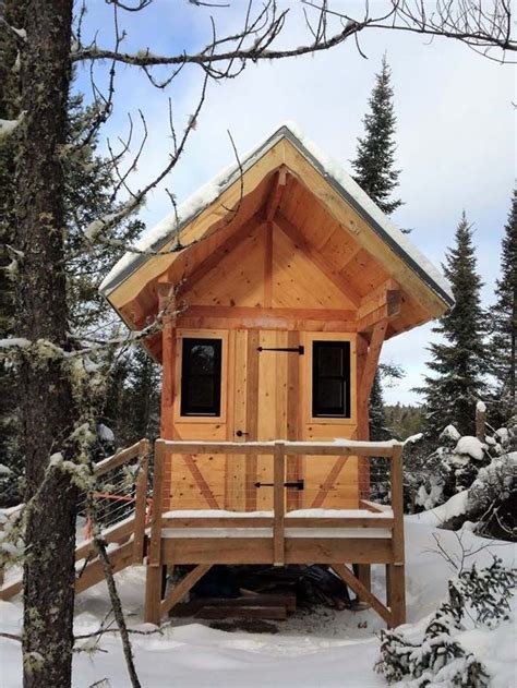 600 Square Foot Off The Grid Cabin Surrounded By Wilderness In Minnesota Cabin Timber Frame