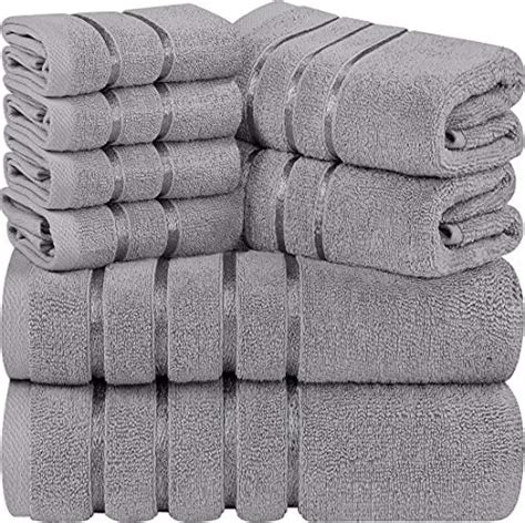 Utopia Towels 8 Piece Premium Towel Set 2 Bath Towels 2 Hand Towels