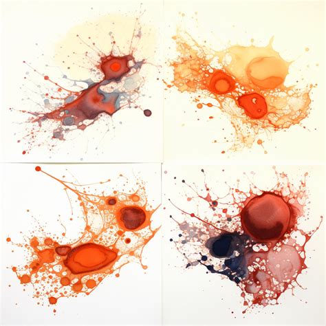 Premium AI Image | Painted spatter with splats