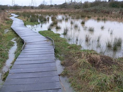 Raised Walkway On The Flooded Aylestone Mat Fascione Geograph