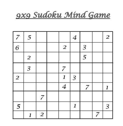 Easy 9x9 Sudoku Puzzles Woo Jr Kids Activities Sudoku Printable