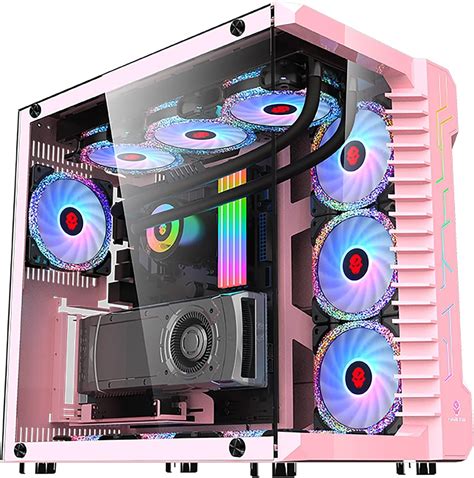 Gaming Case Mid Tower Pc Gaming Case E Atx Atx M Atx Front I O Usb 3 0 Port Tempered Glass