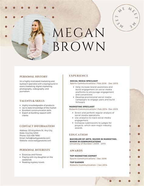 Free Custom Printable Colorful Resume Templates Canva