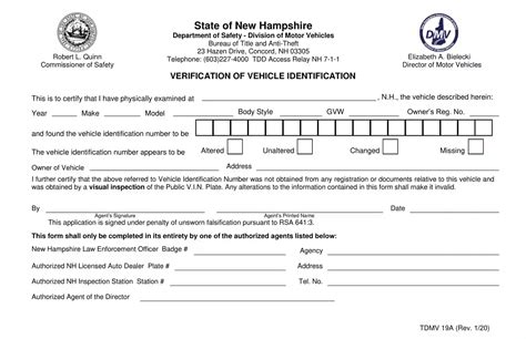 Free New Hampshire Bill Of Sale Forms Pdf Formspal