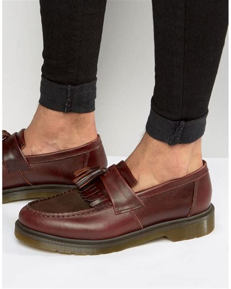 Dr Martens Adrian Tassel Loafers In Brown For Men Lyst Uk