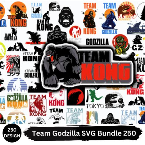 Team Godzilla Svg Bundle Design Png Svg Eps Svg Inspire Uplift