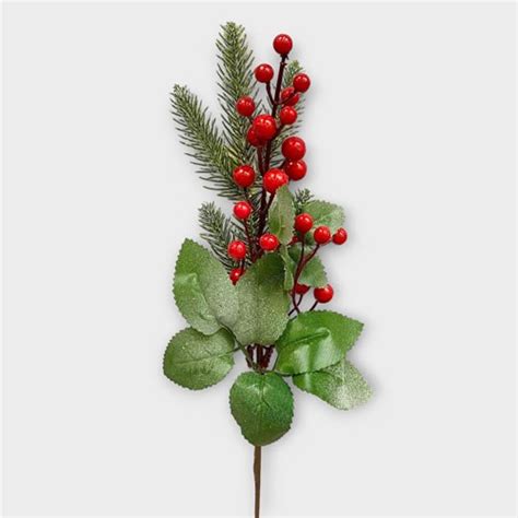 Artificial Faux Silk Flowers Foliage Uk Artificial Faux Fir Berry