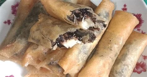 Resep Choco Banana Roll Pisang Coklat Crispy Enak Dan Sederhana