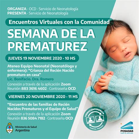 El Hospital Posadas Realiza Actividades Por La Semana De La Prematurez