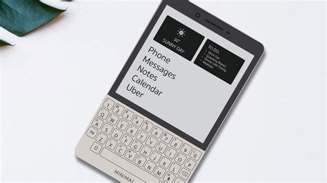 This Blackberry Style Phone With An E Ink Screen Wants To Fix Your