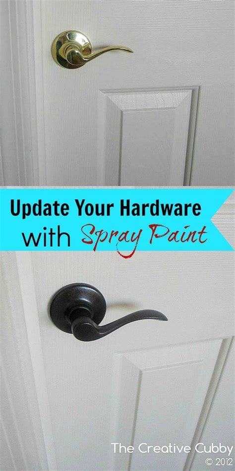 The Easiest Quickest Way To Spray Paint Door Knobs That Last With Video