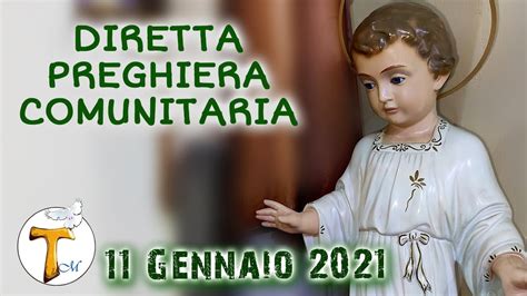 Diretta preghiera comunitaria Lunedì 1 set Tempo Ordinario YouTube