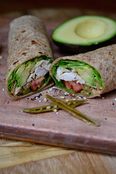 Chicken Avocado Wraps Glory Kitchen