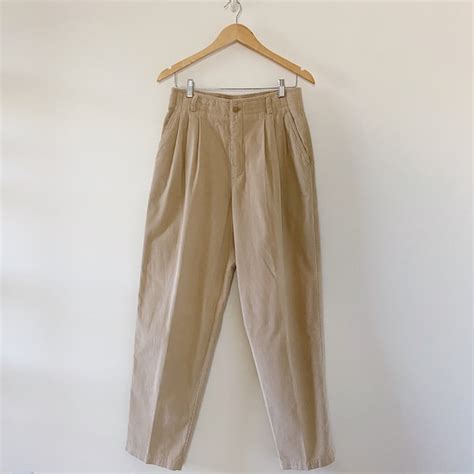 Pleated Corduroy Pants Etsy