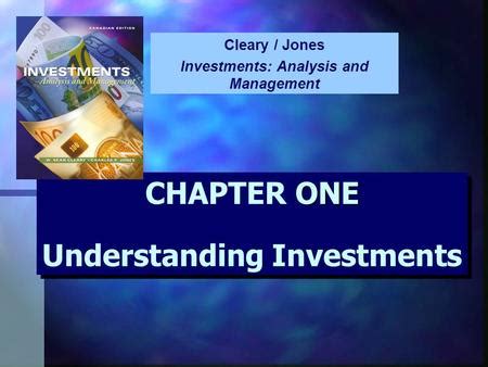 Chapter Charles P Jones Investments Analysis And Management Th