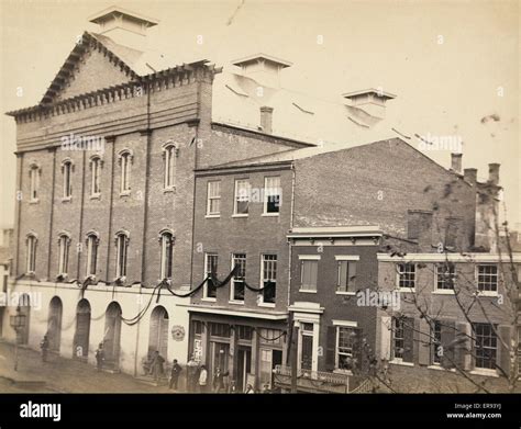 Ford's Theatre 1865 High Resolution Stock Photography and Images - Alamy