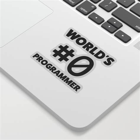 Worlds 0 Programmer Sticker By Keep On Coding Society6