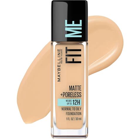 Maybelline Fit Me Matte Poreless Foundation Warm Nude 128 Amazonde Kosmetik