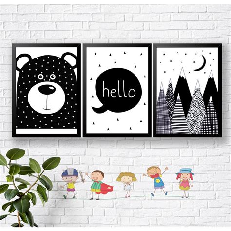 Quadro Infantil Decorativo Placa Quarto Ursinho Urso Tema Rei