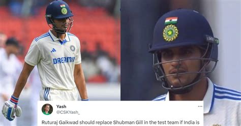 Shubman Gill Faces Intense Backlash As Fans Mock Him Following His Poor ...