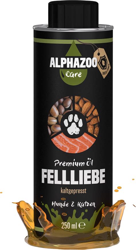 Alphazoo Fellliebe Natur Futteröl 250ml Fellpflege Für Hunde Katzen