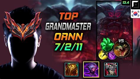 Grandmaster Ornn Top Vs Renekton Kr