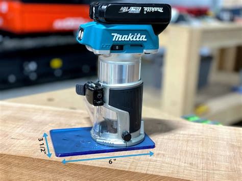 Makita 6 Router Base Acrylic Plate For Makita XTR01Z Etsy