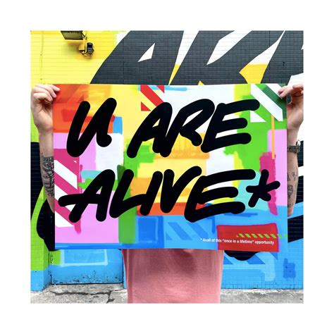 Maser U ARE ALIVE Limited Edition Print Guaranteed Irish