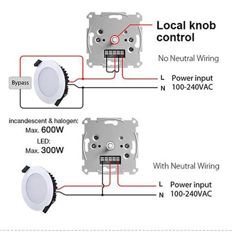 Rotary Dimmer Switch Wiring Diagram - Circuit Diagram