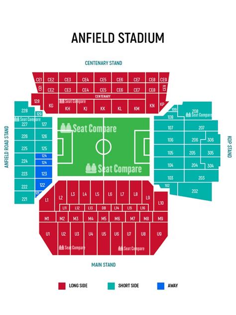 Anfield Stadium Map Liverpool FC Stadium Tickets SafeTicketCompare