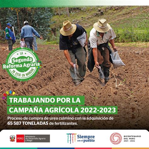 Midagri PerÚ On Twitter 👩‍🌾👨‍🌾 Más 120 Mil Productoras Y Productores Agrarios Que Conducen