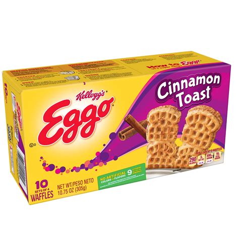 Eggo Cinnamon Toast Frozen Waffles - 10.75oz/10ct – BrickSeek