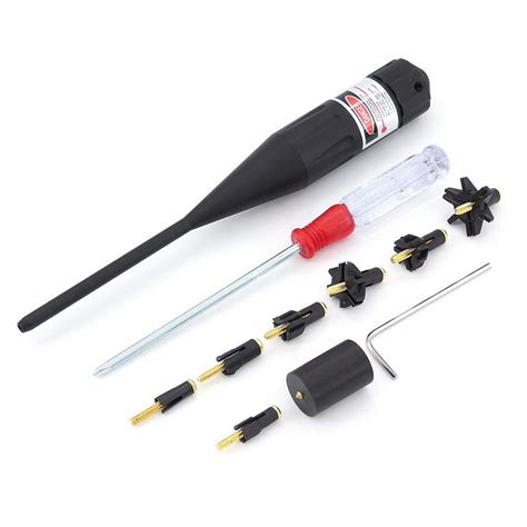 Bemodst Red Laser Bore Sighter Kit For Hunting 17 To 78 Caliber