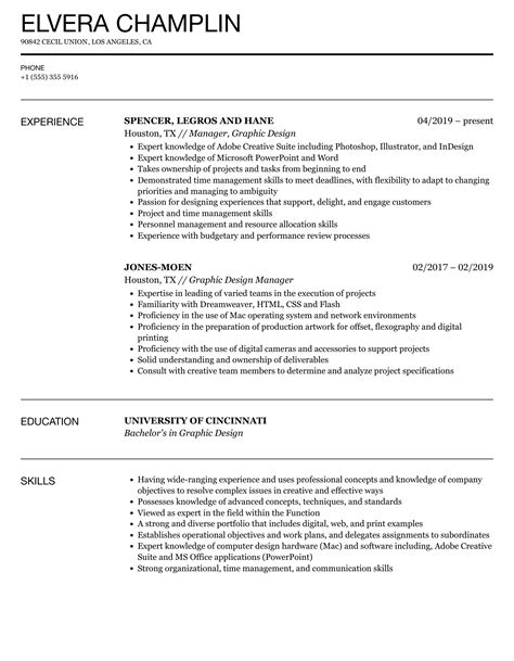 Graphic Design Resume Samples Velvet Jobs