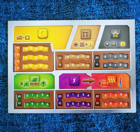 Terraforming Mars Dual Layer Player Boards